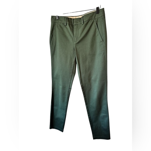 Vince Boyfriend Trouser Pants in Forest Green Size 4 - Picture 1 of 11
